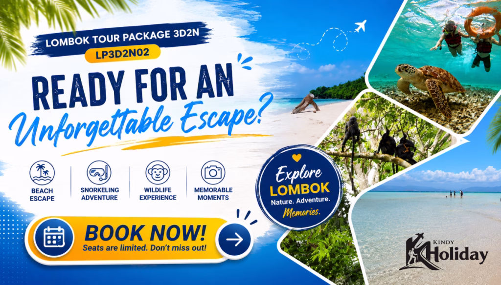 Lombok Tour Package 3D2N Lombok 3 Days 2 Nights
Private Tour Lombok
Lombok Travel Itinerary
Secret Gili Lombok Tour
Tetebatu Village Tour
East Lombok Tour