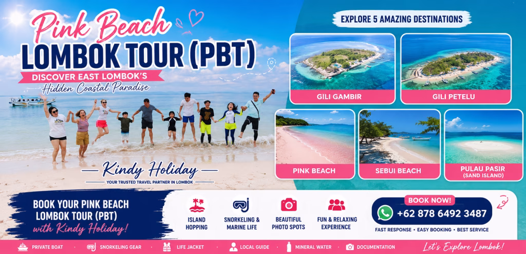 Pink Beach Lombok Tour